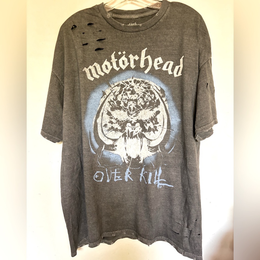Motörhead Over Kill Destroyed Band T Shirt 12-20-25 7:22 PM